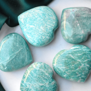 Amazonite heart crystal