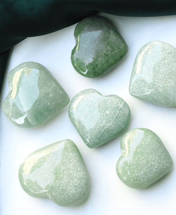 Green Aventurine Heart Crystal - Soul Miracles Shop