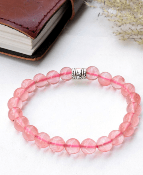 Premium Cherry Quartz Bracelet