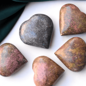 Ruby Zoisite Heart